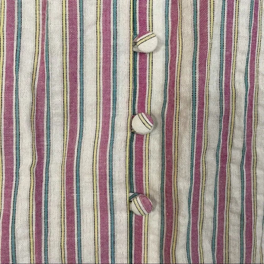 NWT - Modcloth Striped Button Down Top - Picture 3 of 6